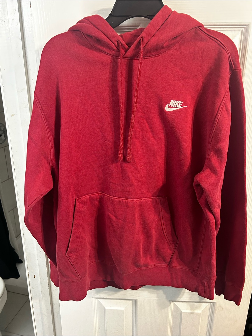 Red Nike Hoodie Men’s Large